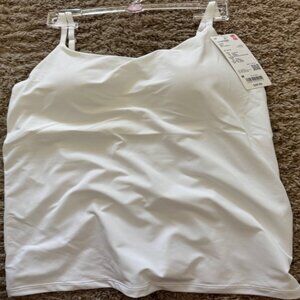 NWT Uniqlo AIRism 00 White Bra Camisole Med.